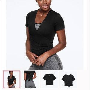 NWT Victoria’s Secret PINK ultimate wrap top Small